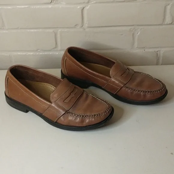 COLE HAAN/NIKE AIR Brown Suede Penny Loafers, size Men\'s 8.5 Cole Haan | Shoes | Cole Haan Nike Air Chunky Brown Suede  main image 3